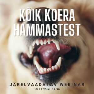 Kõik koerte hammastest (webinar)